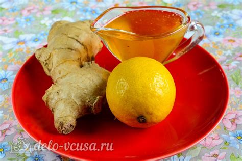 Имбирь с лимоном и медом для поднятия иммунитета, рецепт с фото