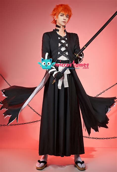 Anime Unisex Costume - Buleach Death God Cosplay | Top Quality Coat Set for Sale