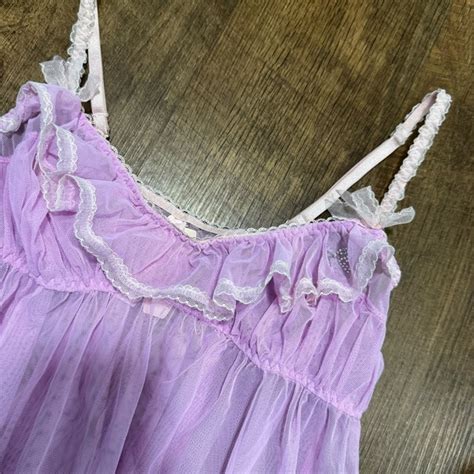 Victoria S Secret Intimates Sleepwear Nwt Victorias Secret Matching Babydoll Lingerie Set