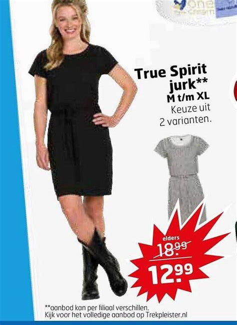 True Spirit Jurk Aanbieding Bij Trekpleister