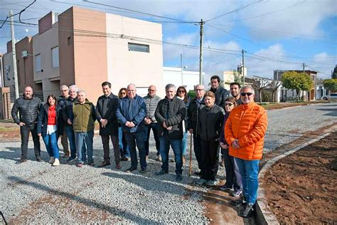 Video El Intendente Recorri La Obra De Cord N Cuneta En La Calle