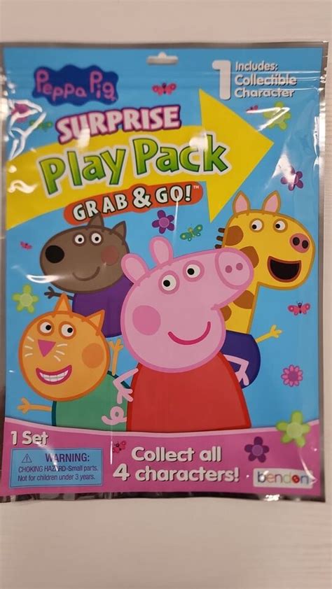 New Peppa Pig Surprise Play Pack Grab Go Activity 1 Large Pack EBay