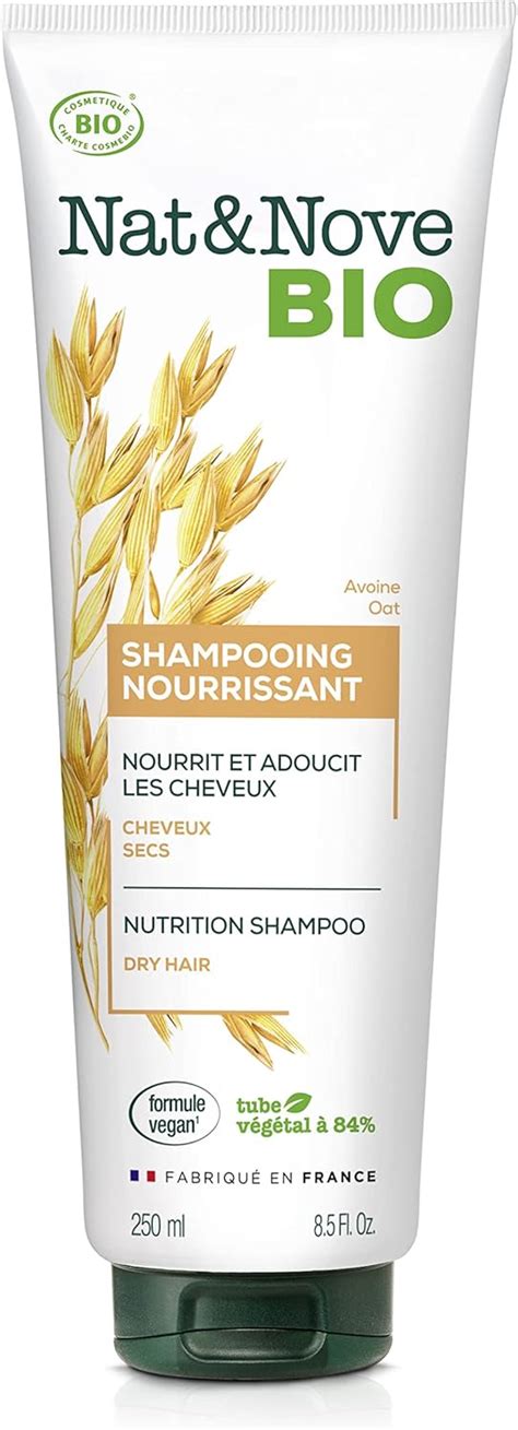 Nat Nove Bio Shampooing Nourrissant Certifi Bio Pour Cheveux Secs