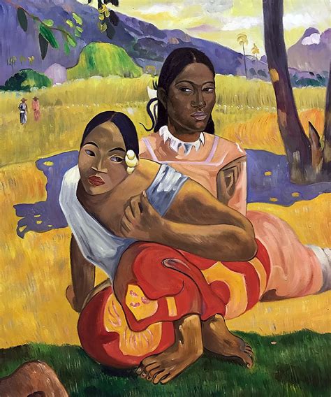 When Will You Marry Full View By Paul Gauguin Hand Painted Oil