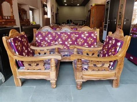 Seater Hall Wooden Sofa Set For Home At Rs Piece In Aurangabad