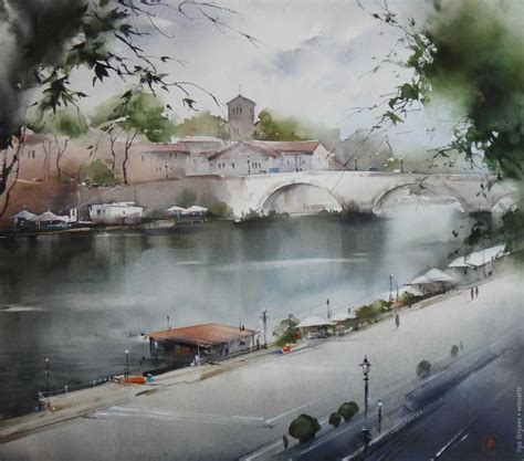 Ilya Ibryaev Painting Watercolor Artist Life Watercolor Graphic