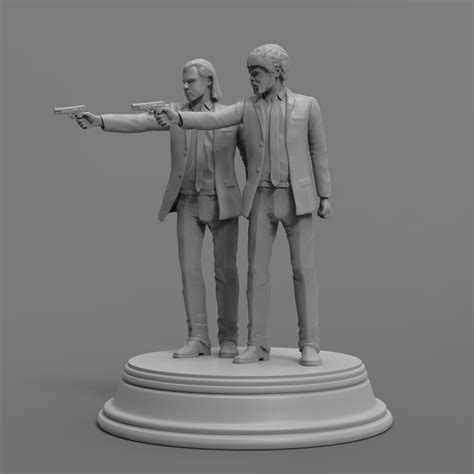 Vincent Vega and Jules Winnfield 3D model 3D printable | CGTrader