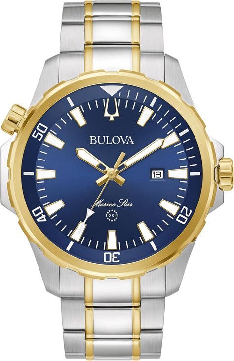 Bulova Mens Marine Star Series B 3 Hand Date Quartz