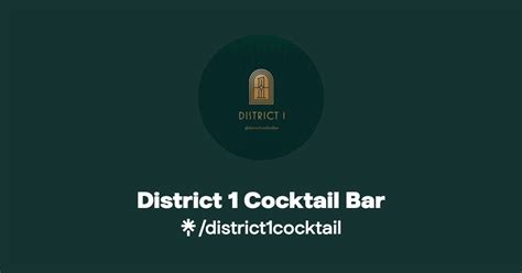 District 1 Cocktail Bar | Linktree