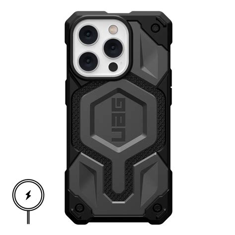 UAG รน Monarch with Magsafe เคส iPhone 14 Pro ส Kevlar Silver