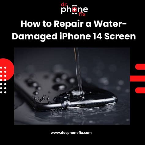 How To Repair A Water Damaged IPhone 14 Screen Dr Phone Fix