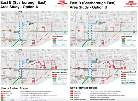 A full map and explanation for the current TTC routes 18
