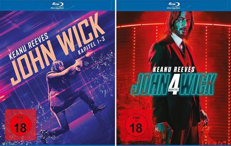 John Wick 1 4 Box 1 3 4 FSK 18 Im Set Deutsche Originalware