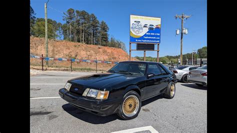 1986 Ford Mustang SVO Walkaround YouTube