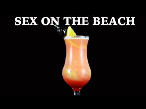 RECEITA De SEX ON THE BEACHCoquetel Vodka Sexonthebeach