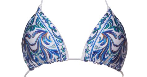 Triangle Bikini Top Porto Print Buy At Price In The Online Store Flirt And Tan