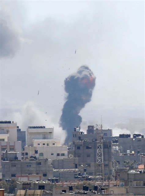 The Latest Israeli Launches Airstrikes On Gaza Targets