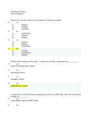 Principles Of Finance Unit Challege Docx Principles Of Finance