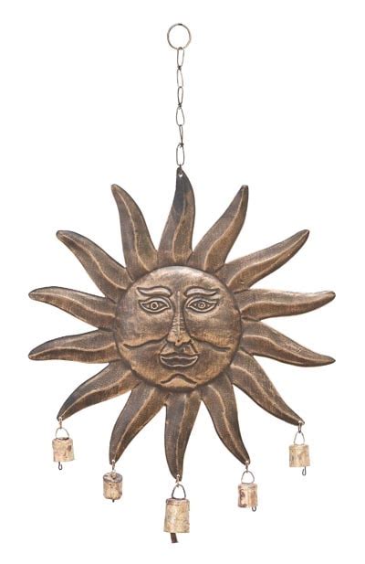 Sun Face Wind Chime Globe Imports