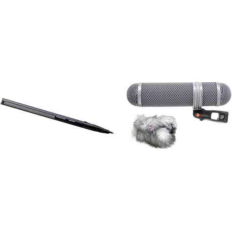 Sennheiser Mkh P Short Shotgun Mic And Rycote B H Photo