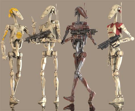 B1 Battle Droids By Yare Yare Dong On Deviantart