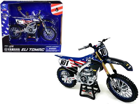 ELI TOMAC MXON NATIONS YAMAHA YZF 450 1:12 SCALE DIECAST MX MODEL BIKE ...