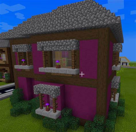 Minecraft Survival Terracotta City House