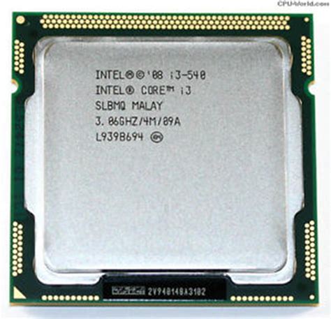 Intel® Core™ i3-540 Processor 4M Cache, 3.06 GHz - Mecnote Parts