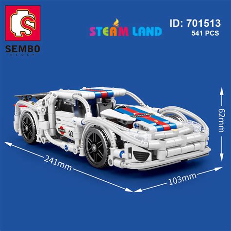 Đồ chơi lego Xe đua Porsche 918 - SEMBO 701513