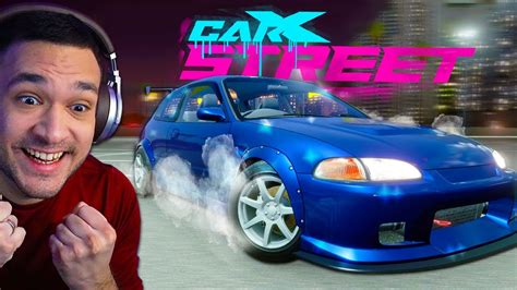 CUSTOMIZEI Meu PRIMEIRO CARRO No CarX Street YouTube