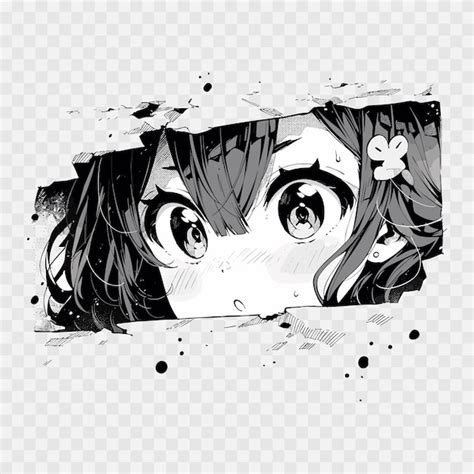 Premium Vector | Manga anime girl eyes