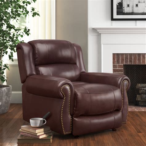 Three Posts Indianola 39 75 Wide Genuine Leather Manual Zero Clearance