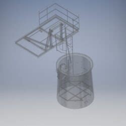 Вышка бассейна - Чертежи, 3D Модели, Проекты, Металлоконструкции