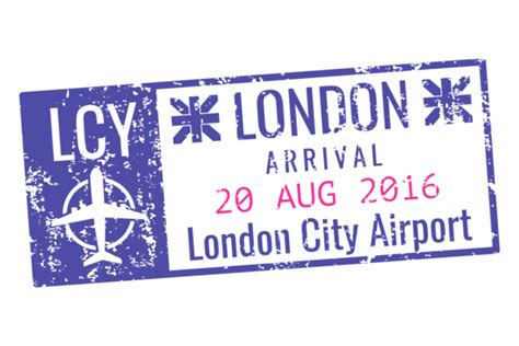 London Airport Stamp. Tourist Passport T Graphic by microvectorone ...