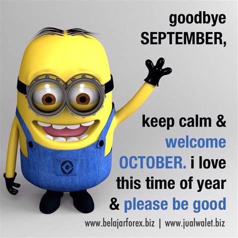 Goodbye September Hello October Quotes