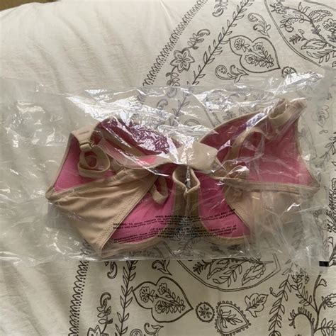 Victorias Secret Pink Nude Push Up Bra Never Worn Depop