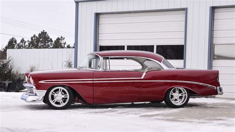 1956 Chevrolet Bel Air Resto Mod For Sale At Auction Mecum Auctions