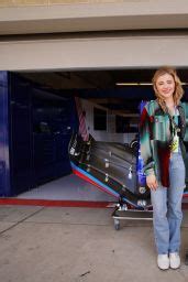 Chloe Moretz Visits Williams Racing During The Formula United