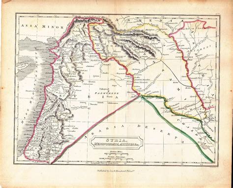 Butler's Ancient Syria Map c. 1845: Amazon.com: Office Products