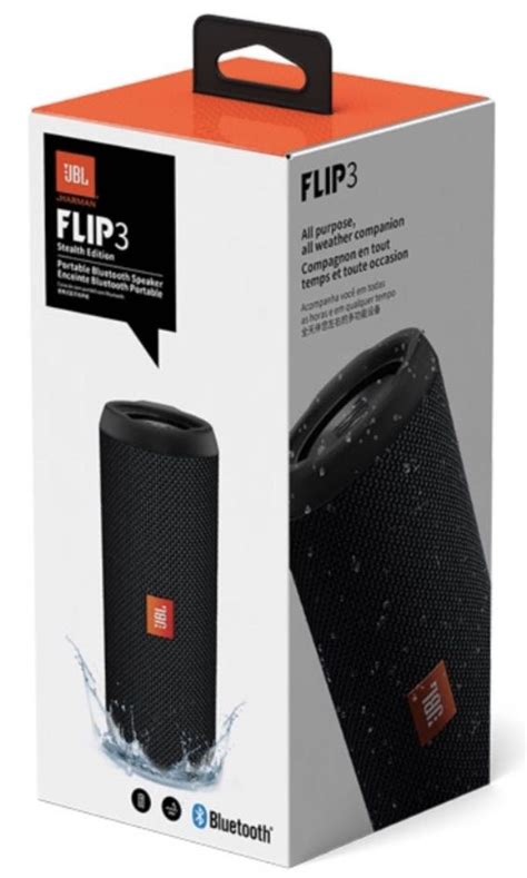 Jbl Flip Stealth Edition Bluetooth Speaker Brand New Audio