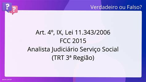 Qscon Direito Art Ix Lei Fcc Analista