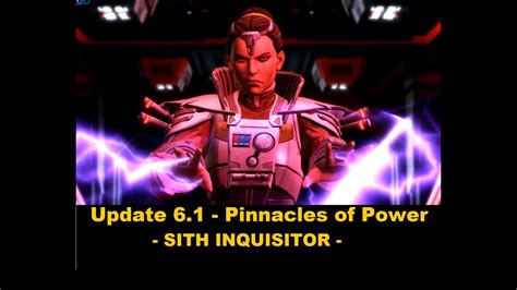 Star Wars The Old Republic Sith Inquisitor DS Update 6 1 Storyline