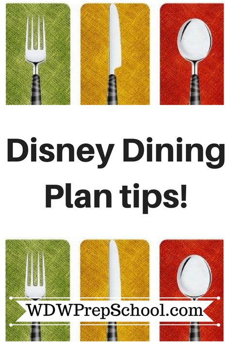 Disney Dining Plan Tips For Disney World Disney Dining Plan Disney