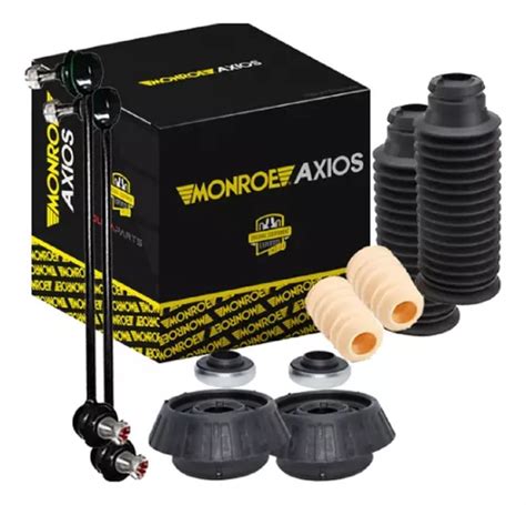 Kit Monroe Axios Honda Fit Coxim Batente Bieleta Tudo Axios