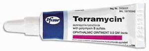 Terramycin Eye Infection Ointment Dogs Cats and Horses Pfizer | eBay