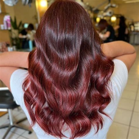 Chocolate Cherry Hair Ideas Formulas Wella Professionals