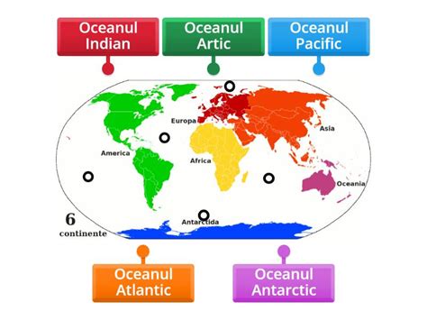 Oceanele Lumii Labelled Diagram