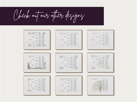 Family Tree Template Printable Fillable PDF Family Tree Chart 5 ...