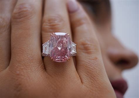 One Of The Purest Pinkest Diamonds To Go Under The Hammer The