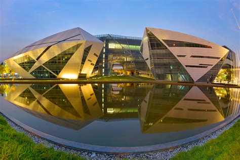 Bu Diamond Building Of Bangkok University Stock Photo Download Image